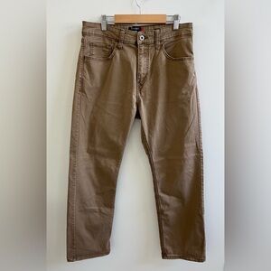 Dockers Men's Brown Straight Jeans